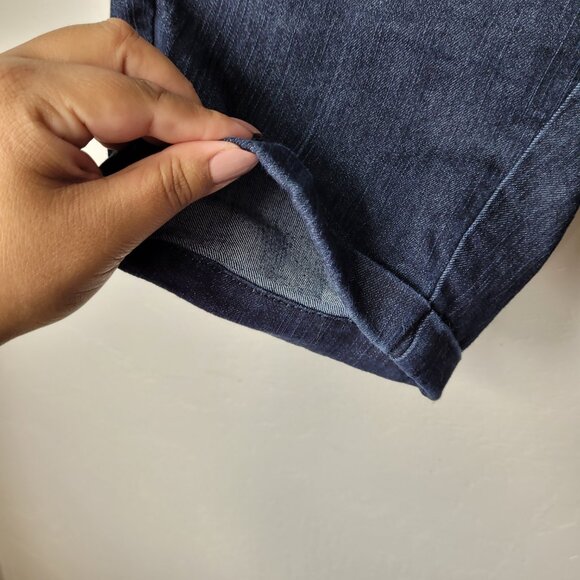 Maurices Dark Wash Bermuda Denim Pull On Shorts - Picture 6 of 6